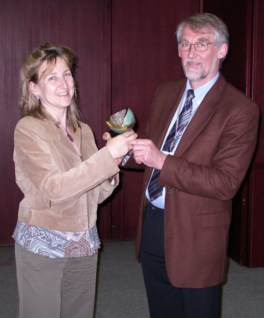 The fifth Iscowa award has been awarded to Annette Johnson at Wascon 2006 in Belgrade.